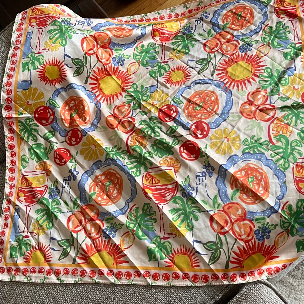 Anthropologie Aperol Spritz Scarf - Picture 3 of 7